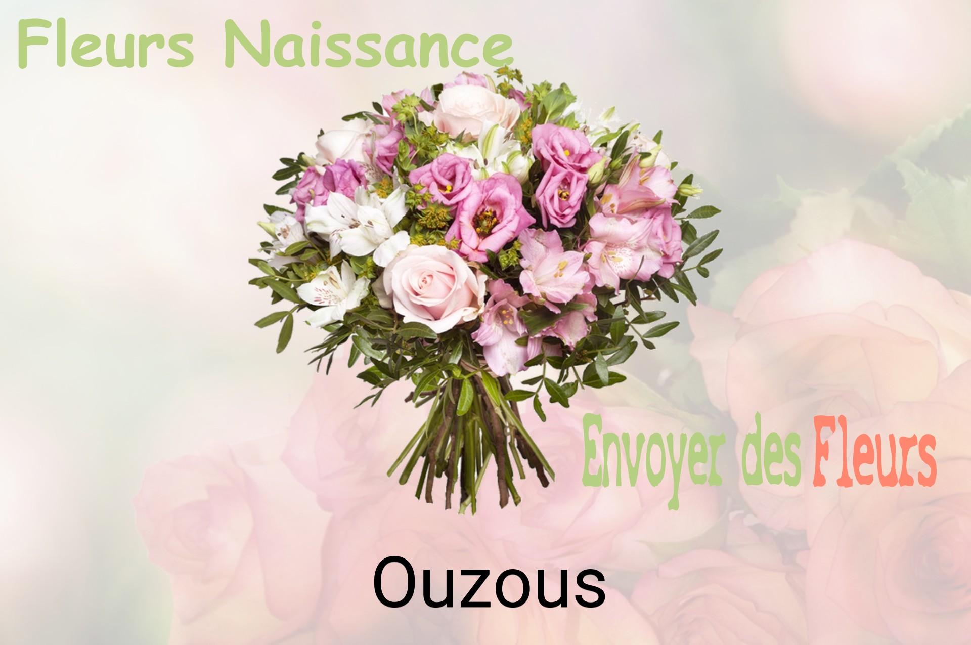 Bouquet de fleurs de naissance livré à Ouzous